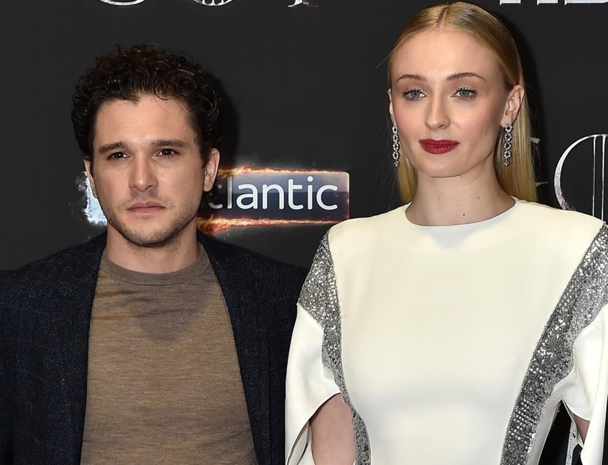 BELFAST, NORTHERN IRELAND - APRIL 12: Maisie Williams, Kit Harington, Sophie Turner and Isaac Hempstead Wright attend the &quot;Game of Thrones&quot; Season 8 screening at the Waterfront Hall on April ...