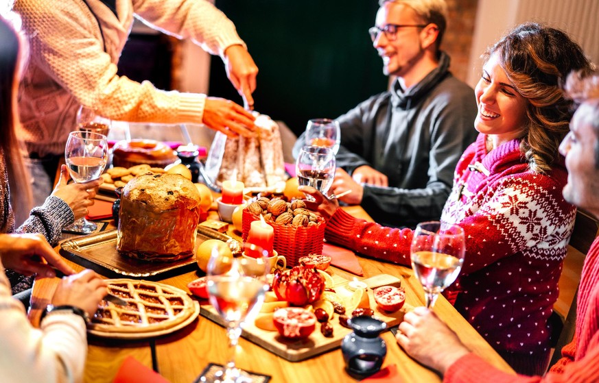 Familie Essen Weihnachten