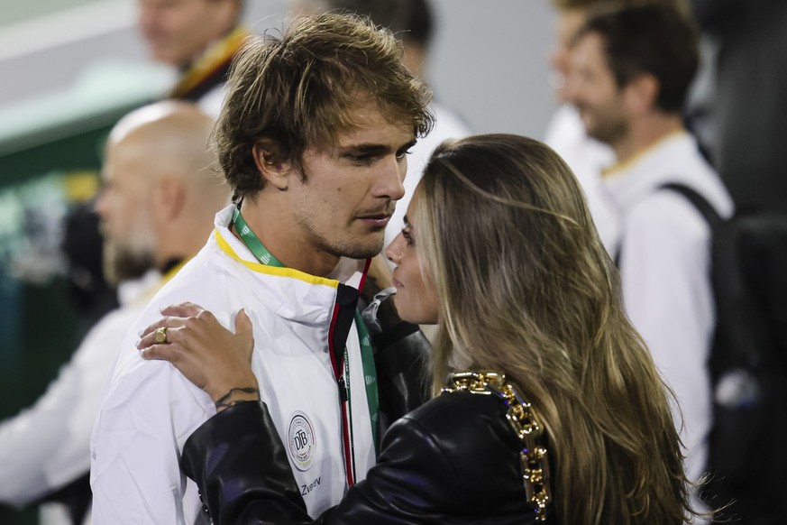 14.09.2022, Hamburg: Tennis, Herren: Davis Cup - Gruppenphase, Gruppe C, Gruppenspielrunde, Frankreich - Deutschland. Mahut/Rinderknech (Frankreich) - Krawietz/P