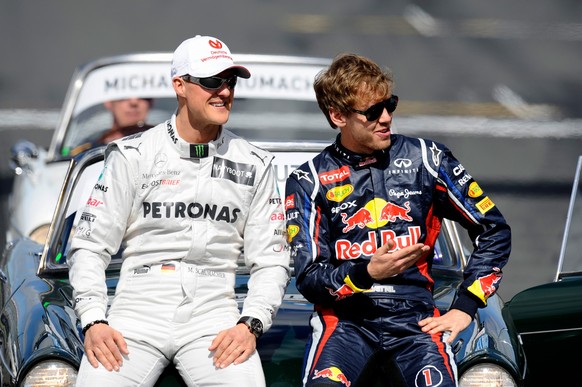 michael schumacher, sebastian vettel, großer preis von melbourne, 2012, formel 1