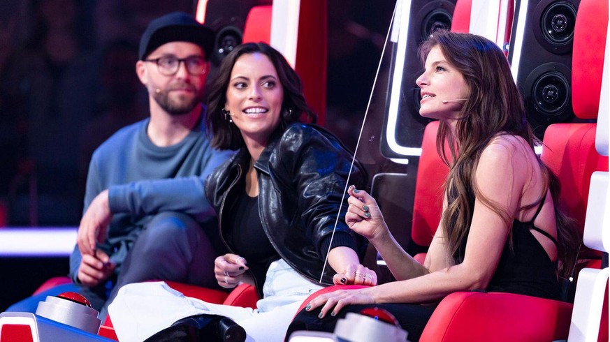 Die &quot;The Voice of Germany&quot;-Coaches agieren in den Sing-Offs unglücklich.