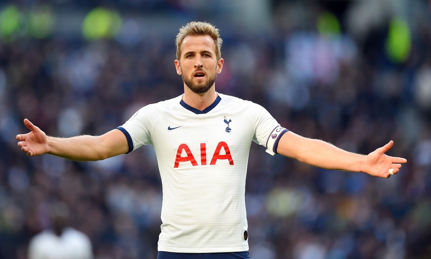 Sport Bilder des Tages Harry Kane of Tottenham Hotspur during the Premier League match at the Tottenham Hotspur Stadium, London. Picture date: 19th October 2019. Picture credit should read: Robin Park ...