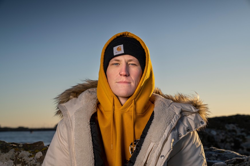 HANDOUT - 23.01.2021, Großbritannien, ---: Nathan Evans, Postbote und Sänger aus Schottland (undatierte Aufnahme). Der 26-Jährige aus Schottland hat nach dem Riesenerfolg seines Seemannslieds auf der  ...