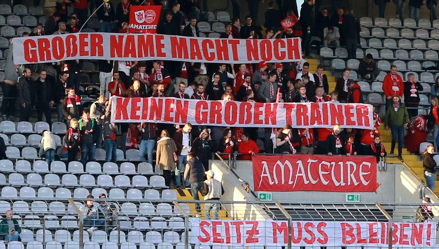 Bayern-Fans protestieren à la