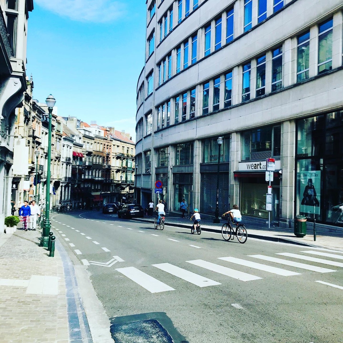 Fahrräder und kaum Autos. So kann es in der Innenstadt aussehen.