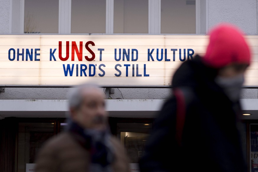 Dieses Kino in Berlin hat, wie alle Kultureinrichtungen in Deutschland zurzeit geschlossen. Der Lockdown wird für viele Betreiber zunehmend existenzbedrohend.