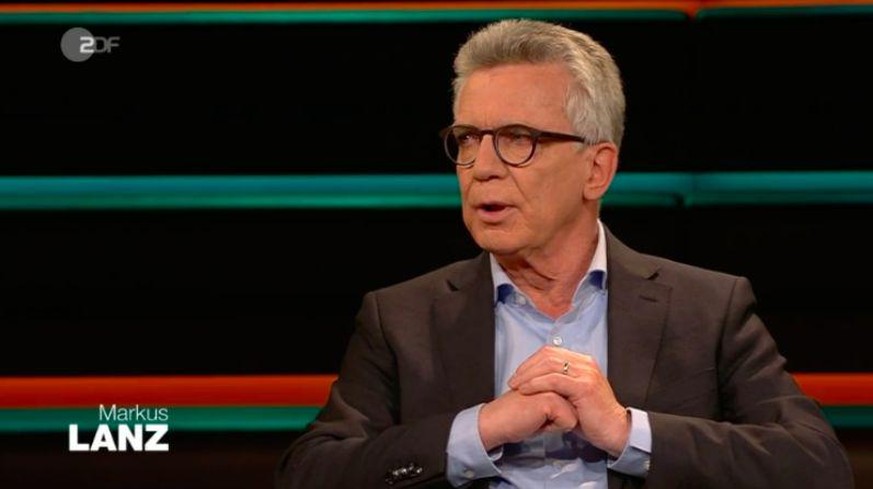 Thomas de Maizière sprach nun bei "Lanz" über die deutsche Russland-Politik der letzten Jahre.