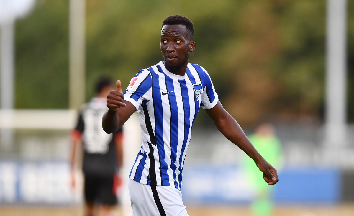 Dodi Lukebakio Hertha BSC, Hertha BSC Berlin - PSV Eindhoven Saison 2020/2021, Freundschaftsspiel, Vorbereitungsspiel, Testspiel, Fu�ball, Fussball, soccer, Herren, Deutschland, Germany Berlin, 28.8.2 ...