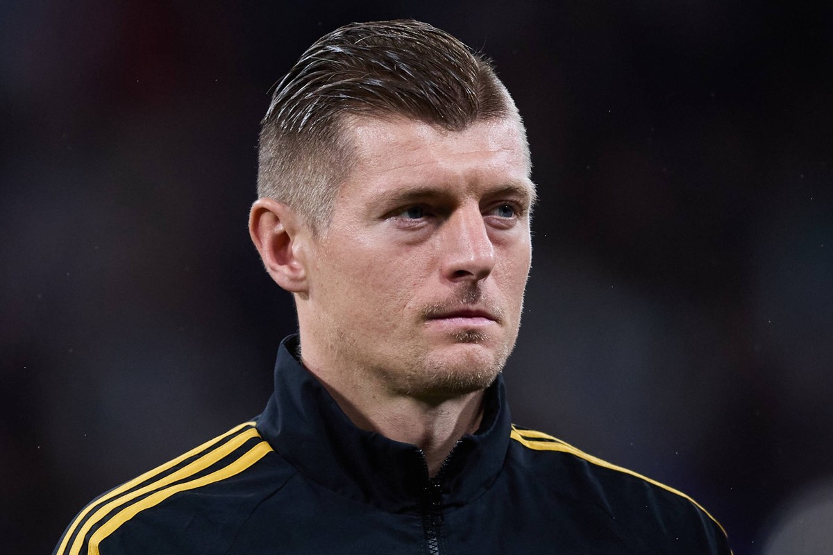Toni Kroos of Real Madrid CF during the UEFA Champions League match between Real Madrid and Sporting Braga in Madrid, Spain, on November 8, 2023 photo by: Panoramic FOOTBALL : Real Madrid vs Braga - U ...