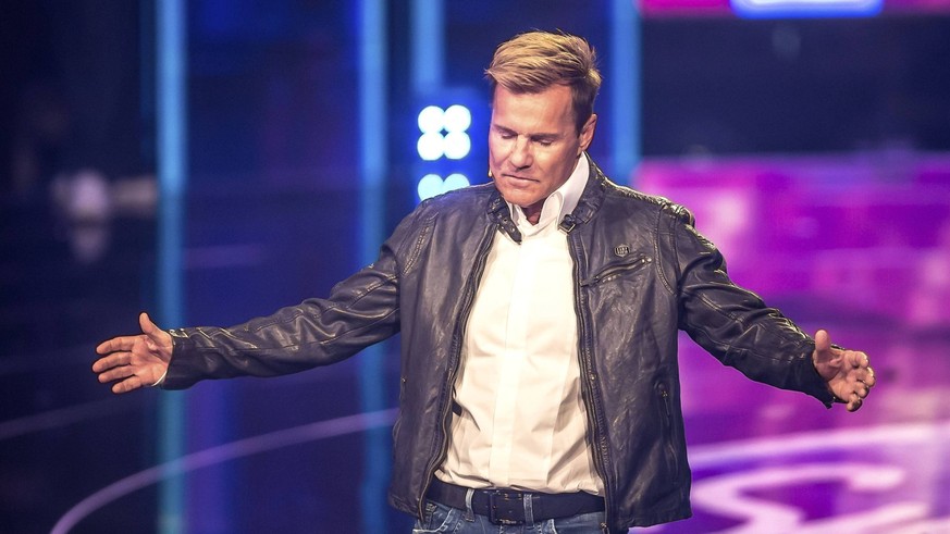 Dieter Bohlen in der dritten Live-Mottoshow der 15. Staffel der RTL-Castingshow Deutschland sucht den Superstar / DSDS 2018 im MMC Coloneum. Köln, 28.04.2018 *** Dieter Bohlen in the third live motto  ...