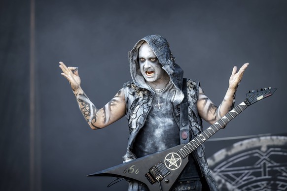 Dimmu Borgir Oslo, Norway. 24th, June 2022. The Norwegian symphonic black metal band Dimmu Borgir performs a live concert during the Norwegian music festival Tons of Rock 2022 in Oslo. Here guitarist  ...