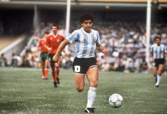 1986 wurde Maradona Weltmeister.