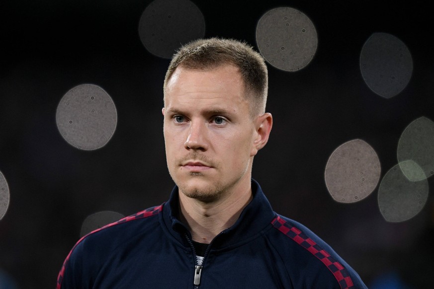 Marc-Andre ter Stegen of Barcelona during the UEFA Champions League Round of 16 match between Napoli and Barcelona at Stadio San Paolo, Naples, Italy on 25 February 2020. PUBLICATIONxNOTxINxUK Copyrig ...