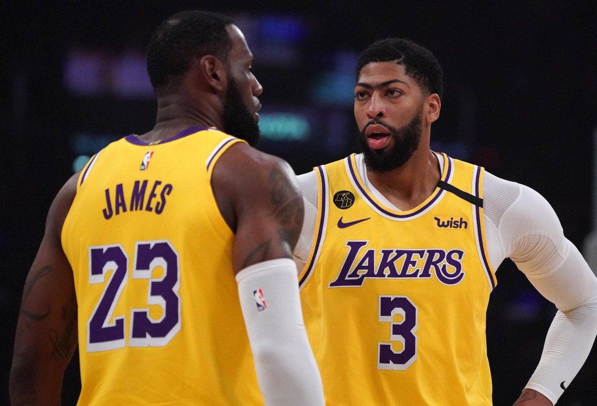 AD und King James aka Anthony Davis (r.) und LeBron James.