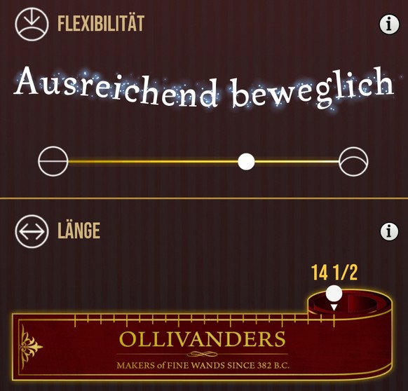 Danke, Ollivander. Für NICHTS. Selbstbedienung im Zauberstabladen!