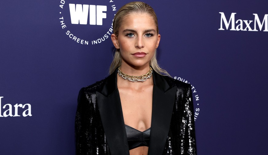 BEVERLY HILLS, CALIFORNIA - OCTOBER 27: Caro Daur attends the WIF Honors: Forging Forward Gala sponsored by Max Mara, ShivHans Pictures, Lexus and STARZ at The Beverly Hilton on October 27, 2022 in Be ...