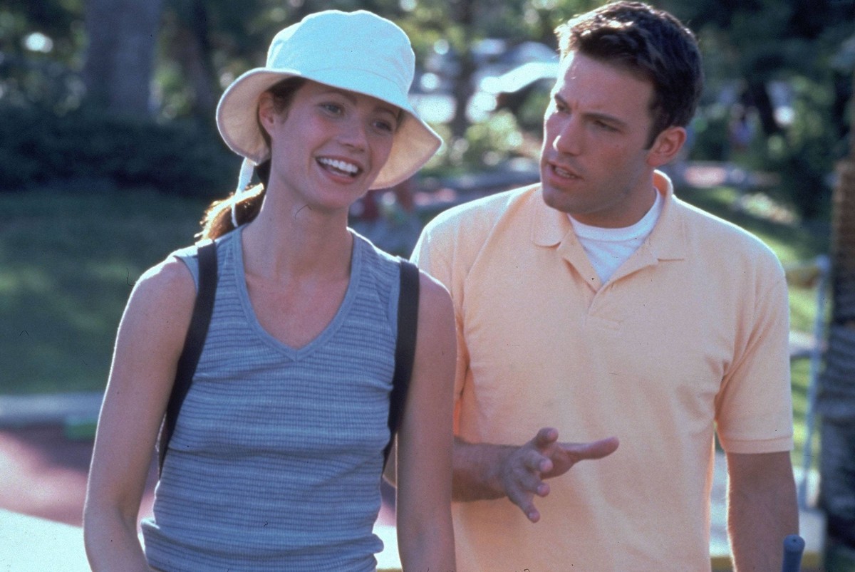 Bildnummer: 55128572 Datum: 15.11.2000 Copyright: imago/EntertainmentPictures
2000 - Bounce - Movie Set Nov 15, 2000; Los Angeles, CA, USA; Actors BEN AFFLECK as Buddy Amaral and GWYNETH PALTROW as Ab ...