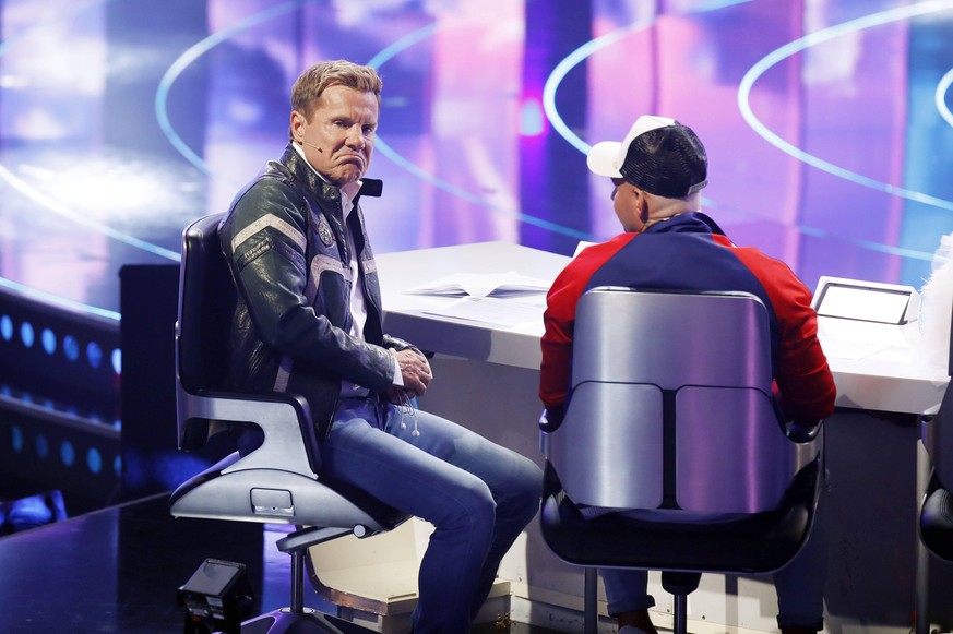 Dieter Bohlen und Pietro Lombardi in der dritten Live-Mottoshow der 16. Staffel der RTL-Castingshow Deutschland sucht den Superstar / DSDS 2019 im MMC Coloneum. Köln, 20.04.2019 *** Dieter Bohlen and  ...