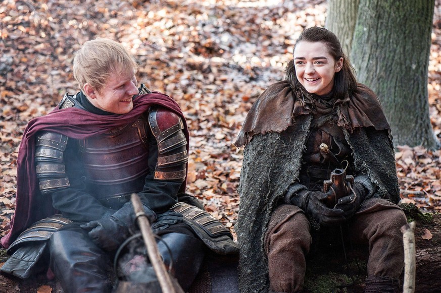 Ed Sheerans Auftritt in "Game of Thrones" sollte eigentlich eine Überraschung für Maisie Williams sein. 