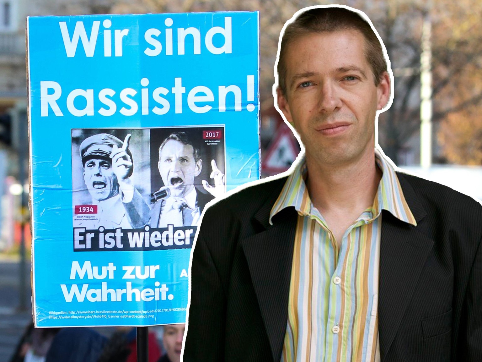 bjorn hocke andreas losche und familie haben anzeige gegen den abgeordneten der afd erstattet