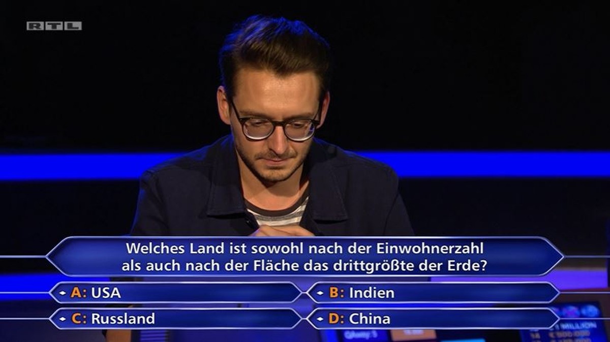 Kandidat Teichrib grübelte.
