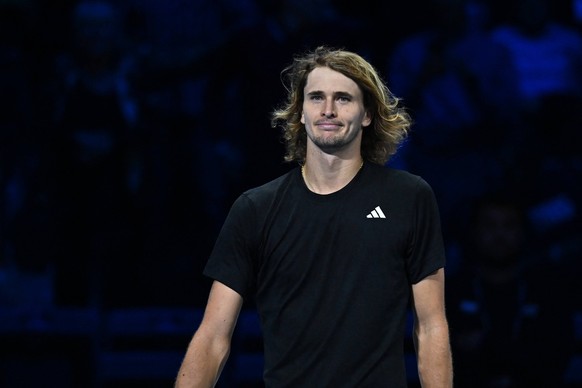 Nitto ATP, Tennis Herren Finals - Turin Alexander Zverev GER during his third round match at the 2023 Nitto ATP Finals in Turin, Italy on November 17, 2023. Photo by Corinne Dubreuil/ABACAPRESS.COM Tu ...