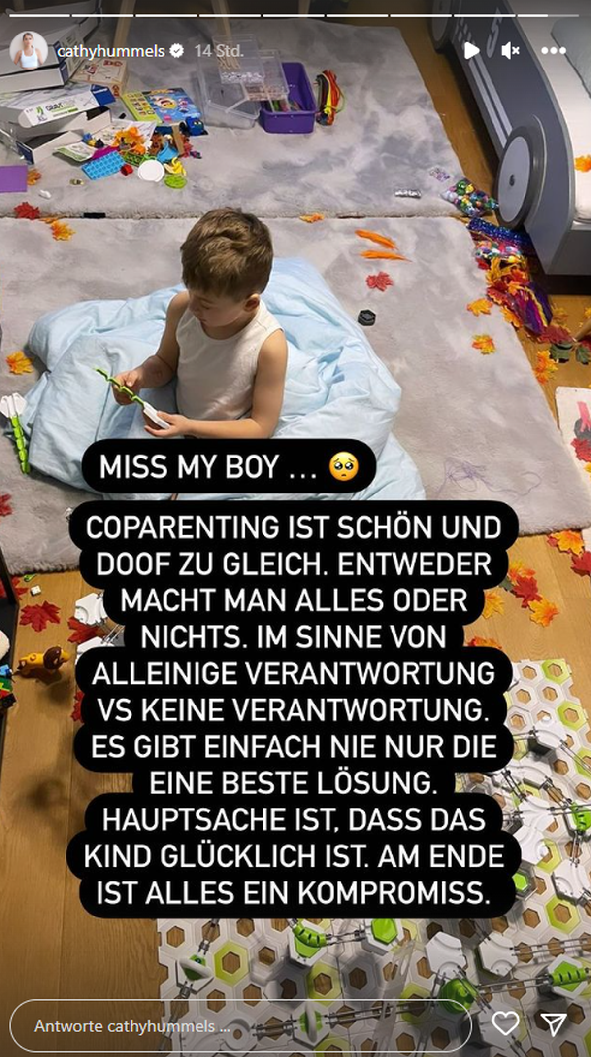 Cathy Hummels berichtet von ihren Schwierigkeiten bei der Kindeserziehung.