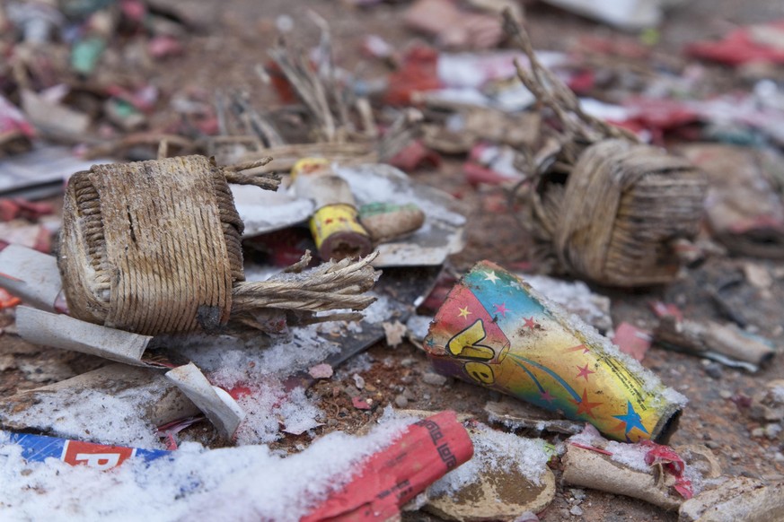 An Silvester entsteht in der Regel extrem viel Plastikmüll.