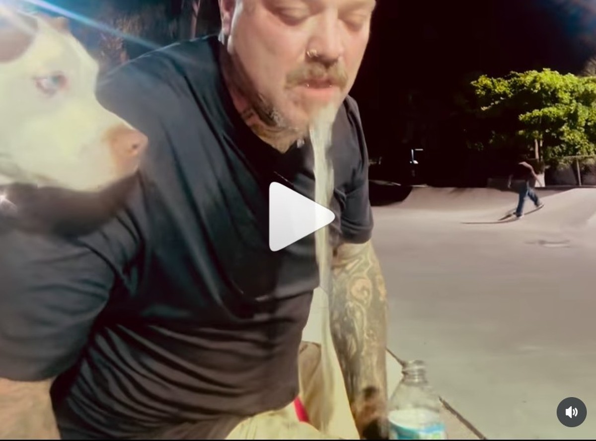 Bam Margera in seinem Element.