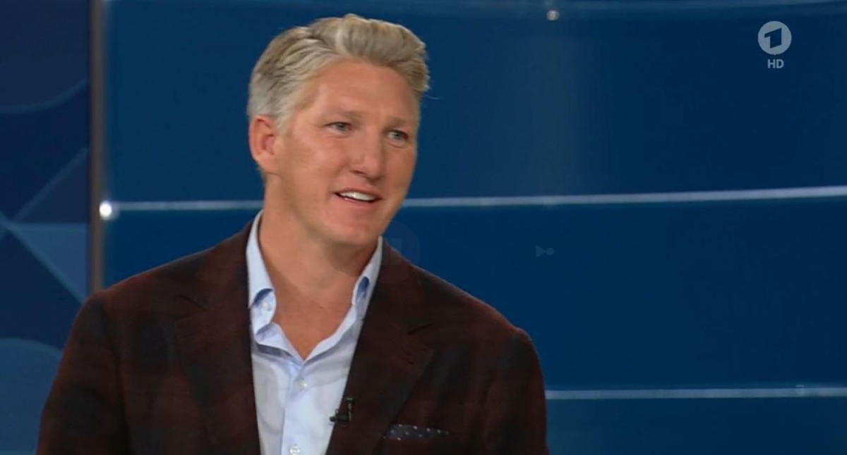 Bastian Schweinsteiger im "Sportschau"-Studio.