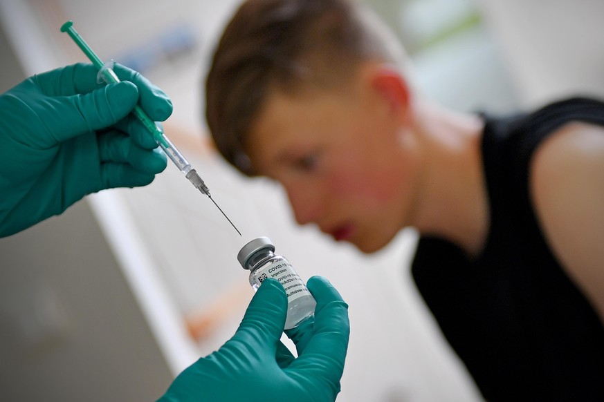 Eine Zulassung für den Kinder-Impfstoff von Biontech für die Altersgruppe der fünf- bis elf-Jährigen wird noch im November erwartet.