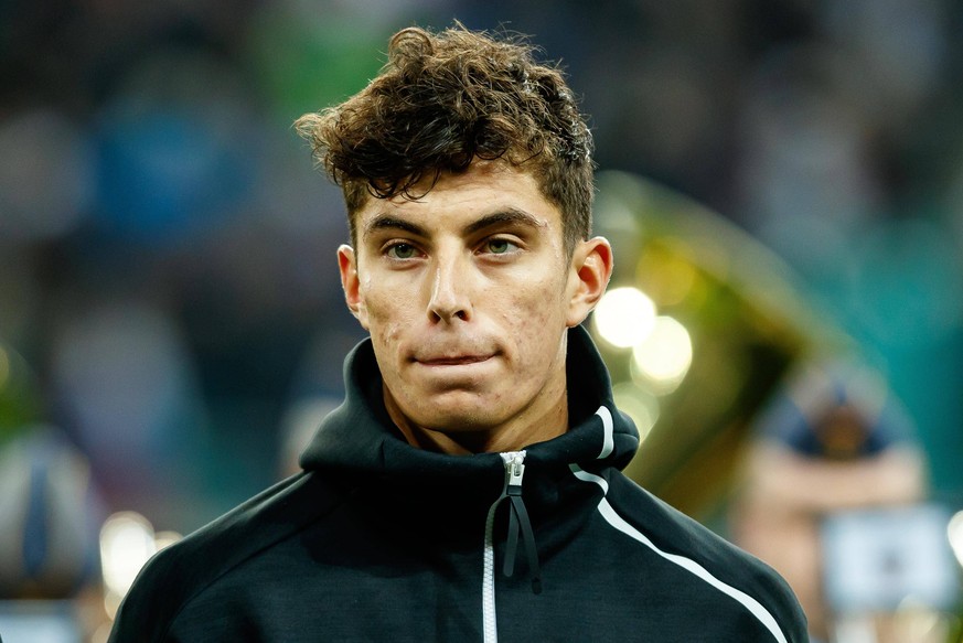 Leipzig, Germany, 15.11.2018, Freundschaftsspiel, Deutschland - Russland Kai Havertz (GER) schaut ( DeFodi048 *** Leipzig Germany 15 11 2018 friendly match Germany Russia Kai Havertz GER watching DeFo ...