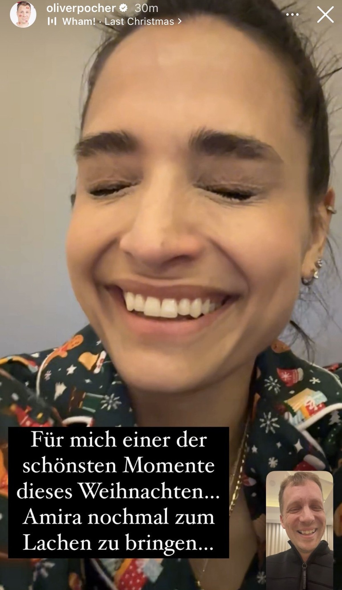 Diesen Schnappschuss teilte Oliver Pocher von Amira.