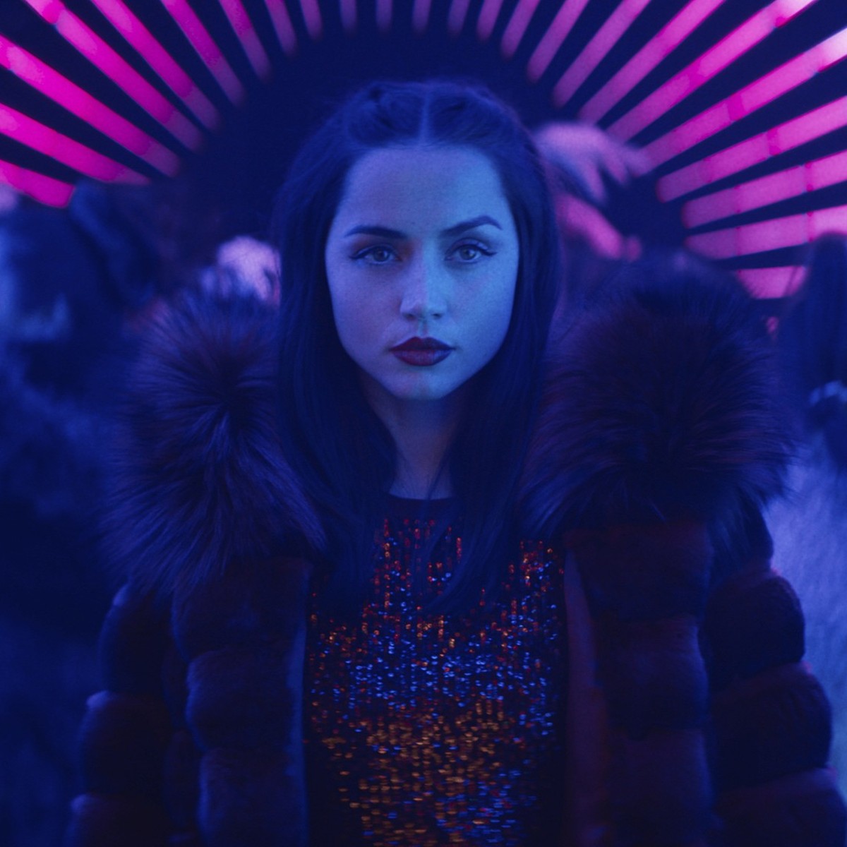 This image released by Lionsgate shows Ana de Armas in a scene from &quot;Ballerina.&quot; (Murray Close/Lionsgate via AP)