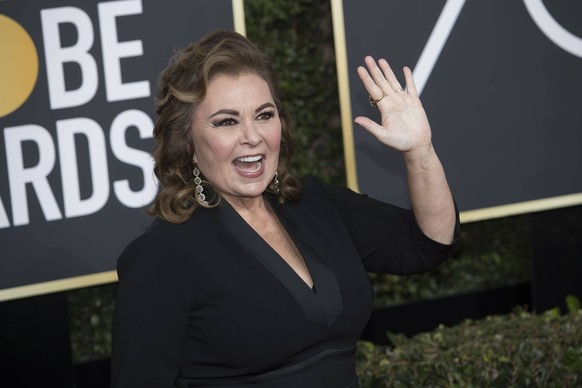 January 7, 2018 - Los Angeles, California, U.S. - ROSEANNE BARR during red carpet arrivals for the 75th Annual Golden Globe Awards, at The Beverly Hilton Hotel. Los Angeles U.S. PUBLICATIONxINxGERxSUI ...