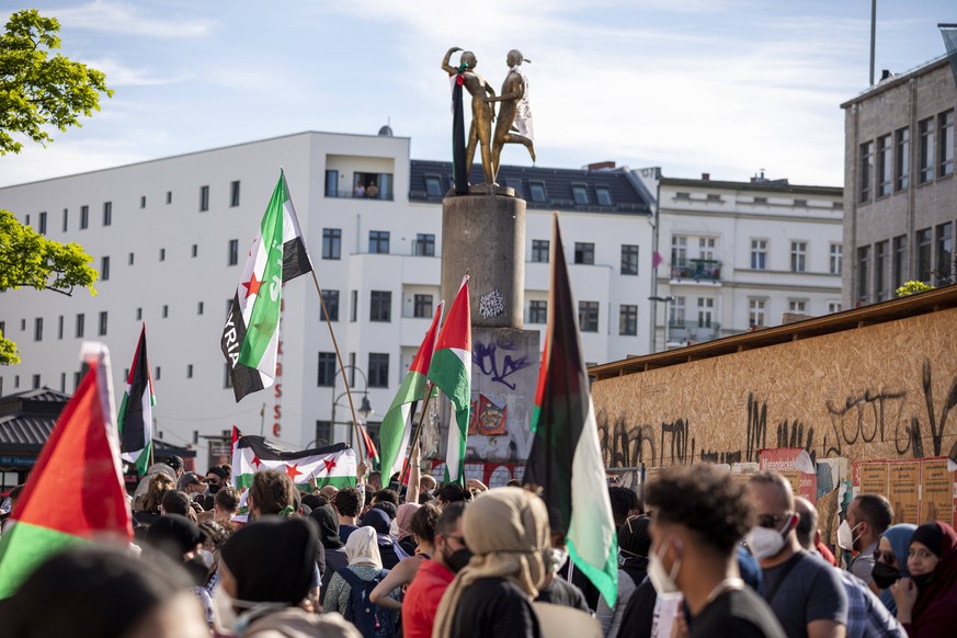 Immer wieder kam es auch in Deutschland im Zuge von pro-palästinensischen Demos zu antisemitischen Äußerungen.