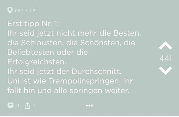 Jodel App Erstitipps