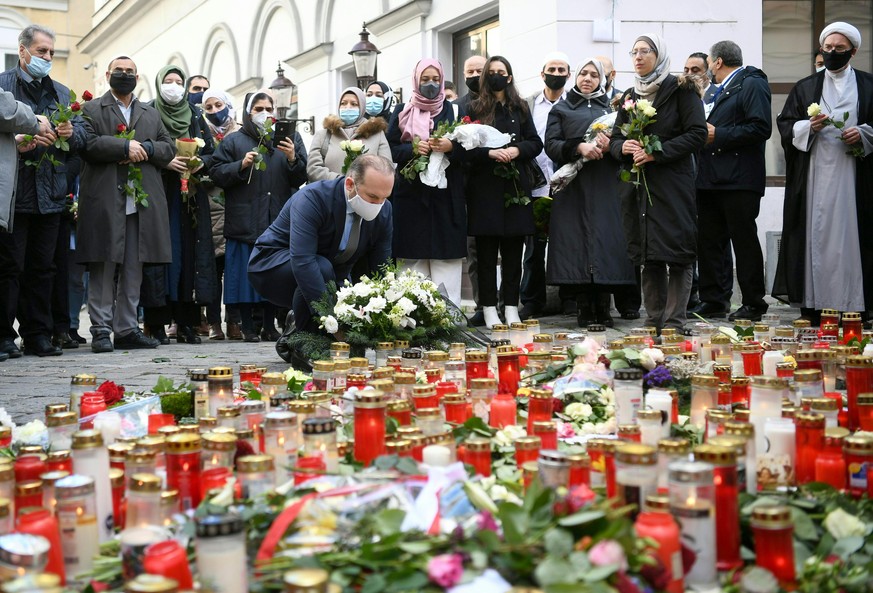 Wien trauert um die Toten nach dem Terroranschlag vom Montag.