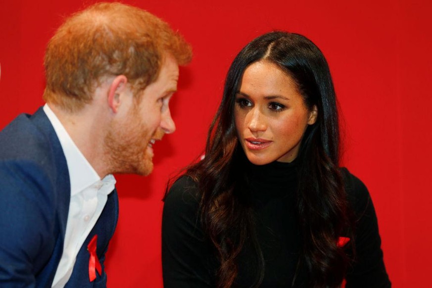 Harry und Meghan, hier bei einer Veranstaltung im Dezember 2017, machten ihre Beziehung im November 2016 publik.