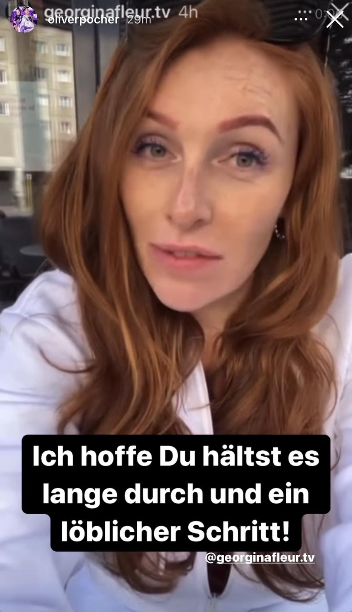 Der Komiker lobte sie für diese Einstellung.