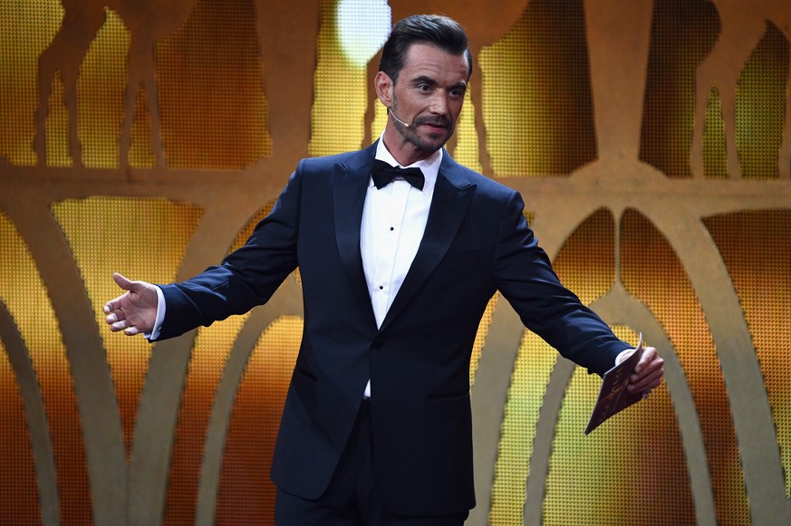 BERLIN, GERMANY - NOVEMBER 16: Florian Silbereisen on stage during the 70th Bambi Awards show at Stage Theater on November 16, 2018 in Berlin, Germany. (Photo by Robert Schlesinger/Getty Images)