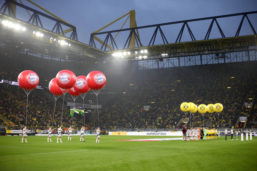 Im Dortmunder Stadion fand der Supercup statt