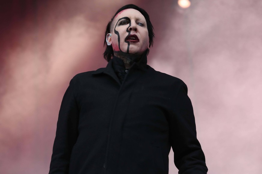 May 5, 2018 - EUM20180505ESP16.JPG.CIUDAD DE MEXICO. MusicMusica-Hell&amp;Heaven.- Aspectos generales de la presentacion de Marilyn Manson en el festival Hell &amp; Heaven, que se realiza en el Autodr ...