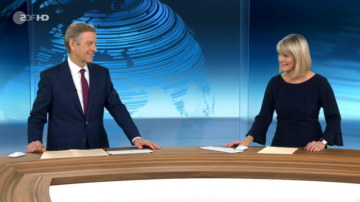 Gundula Gause fand emotionale Worte für ihren Kollegen im "heute-journal".