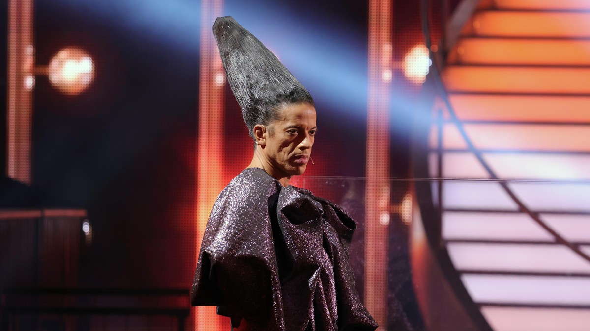 COLOGNE, GERMANY - MARCH 05: Juror Jorge Gonzalez is seen on stage during the 1st show of the 14th season of the television competition &quot;Let&#039;s Dance&quot; on March 05, 2021 in Cologne, Germa ...