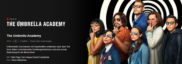 &quot;The Umbrella Academy&quot; bei Netflix.