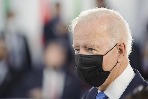 October 30, 2021, Rome, Lazio, Italy: The President of United States, Joe Biden, seen during the first day of the summit..The G20 Summit of Head of States in La Nuvola centre, lead by the Italian Prim ...