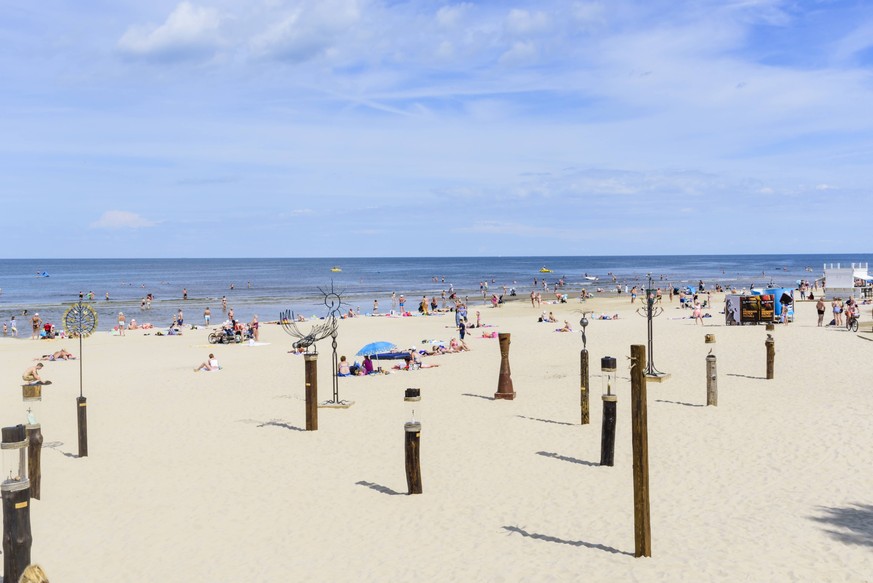 Jurmala: An diesen Strand pilgert im Sommer halb Riga.