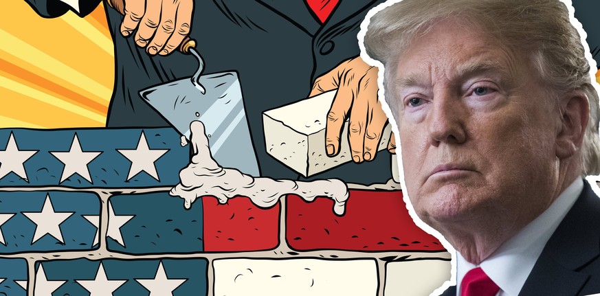 Trumps Traum von der Mauer zu Mexiko lässt auf sich warten.