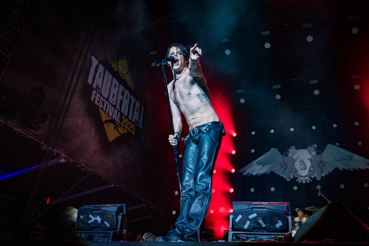 Taubertal-Festival, Rothenburg, Rothenburg ob der Tauber, Music, Musik, Rock, Pop, Metal, Eiswiese, Festival, Konzert, Concert, 10.08.2025 Bild: Yungblud *** Taubertal Festival, Rothenburg, Rothenburg ...